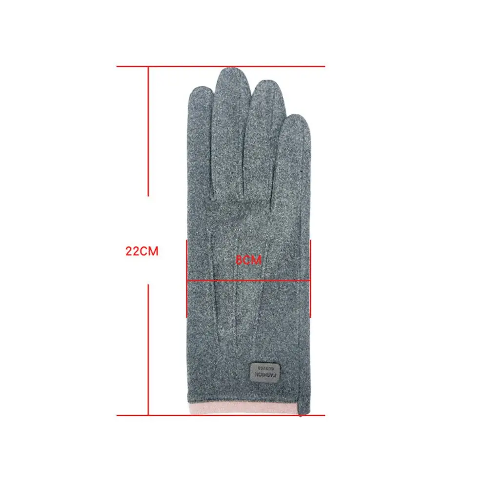 Fashion Soft Touchscreen Outdoors Windproof Cold Protection Touch Screen Gloves Cycling Gloves Women Gloves Warmer Mittens