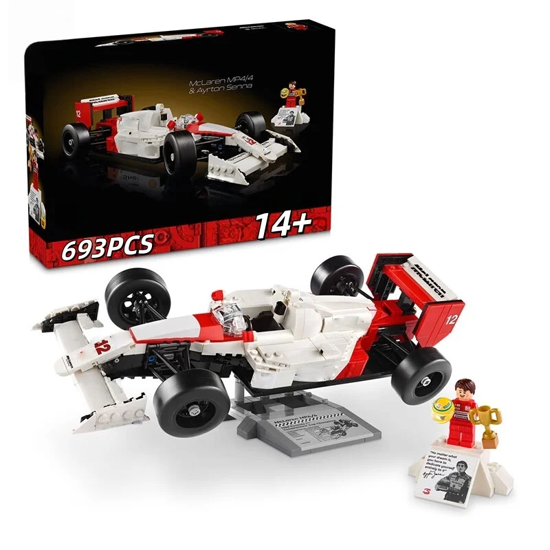 

2025NEW 693Pcs Sena Racing Mp4 Nigel Mansell 10330 Mechanical Group Bricks Assembly Model Toy Adults Gift Collection Decor