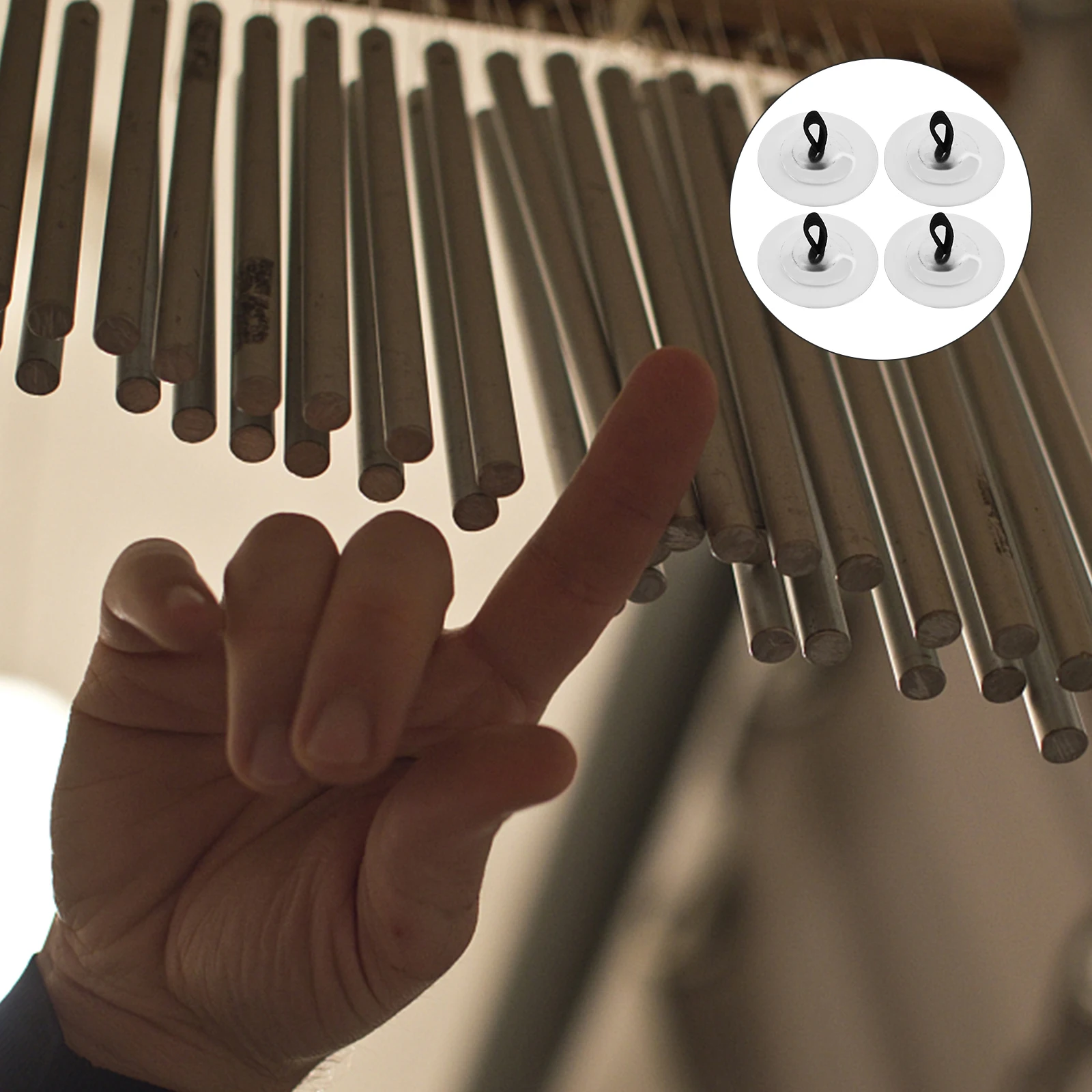 

10Pcs Copper Finger Cymbals Smooth Edges Decorative Percussion for Rhythm Finger Cymbals for Mini Instruments