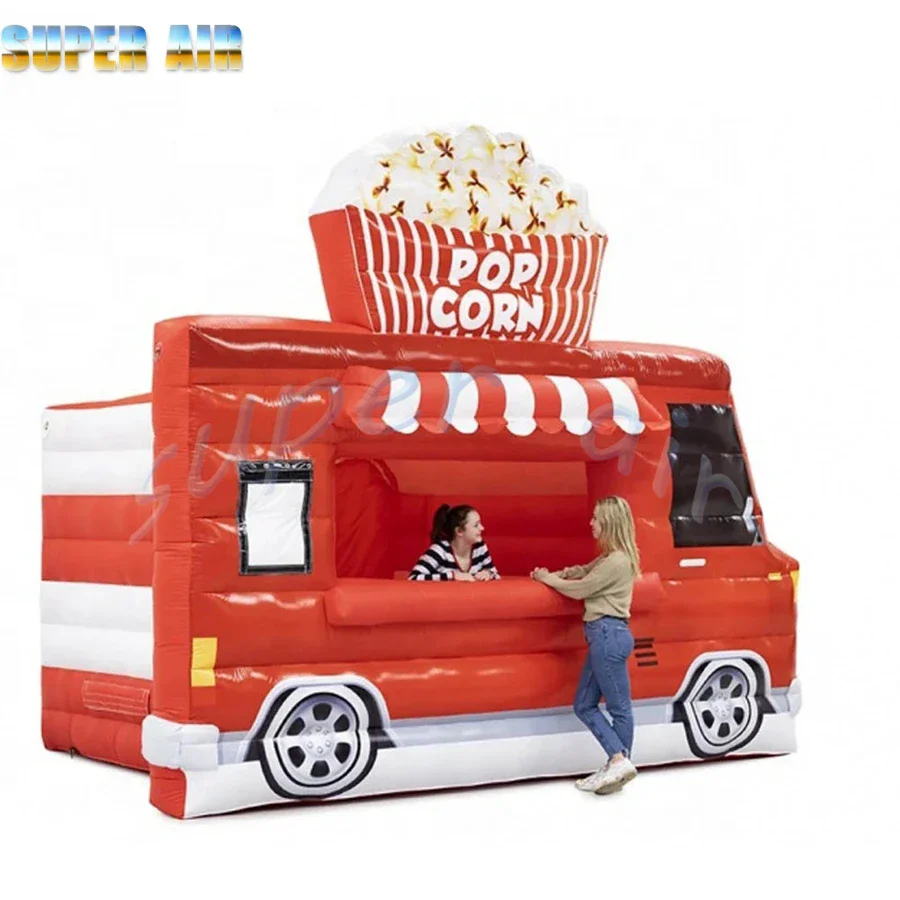 Giant treat shop concessiecabine opblaasbare suikerspinkraam voor commerciële prpmotion