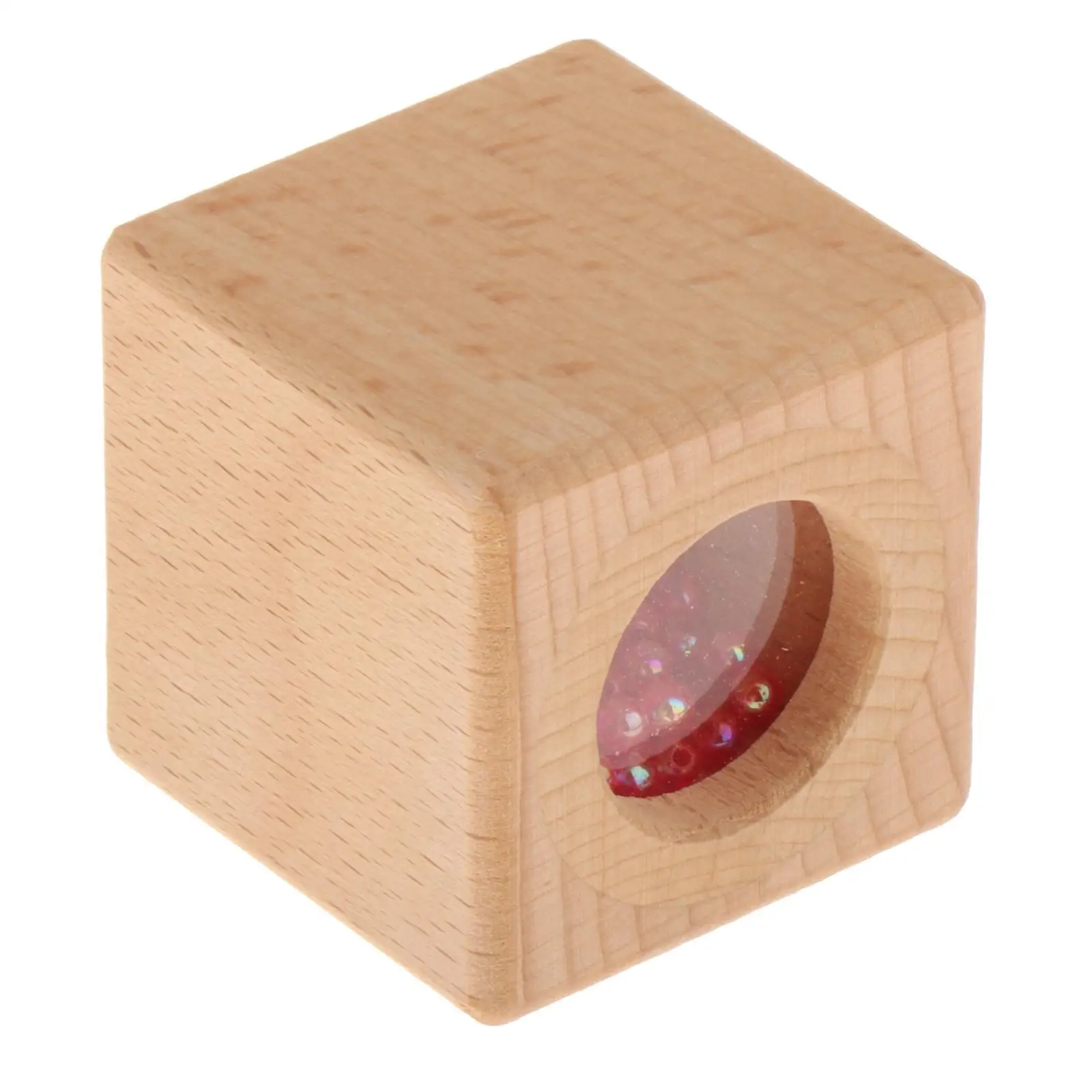 

Деревянная погремушка в стиле Монтессори, прорезыватель-кубик с бусинами для развития моторики и сенсорных навыков, игрушки для кроватки