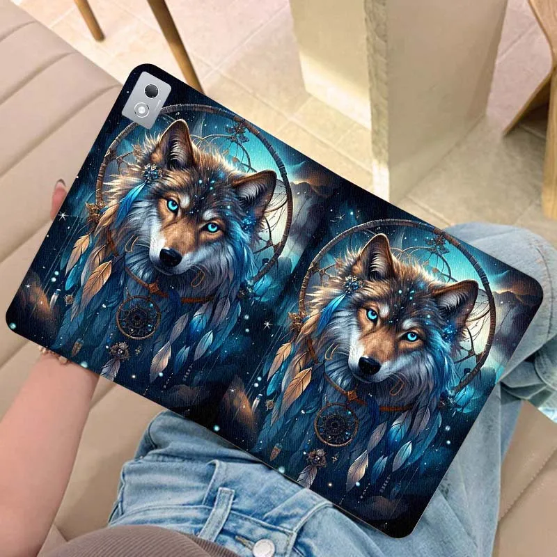

Стильный чехол Wolf Fox Art для планшетов Legion Xiaoxin Pad Y700 K10 M10 P11 K11 Pro Plus 10.6 11.5 дюймов 2021 2023 2025