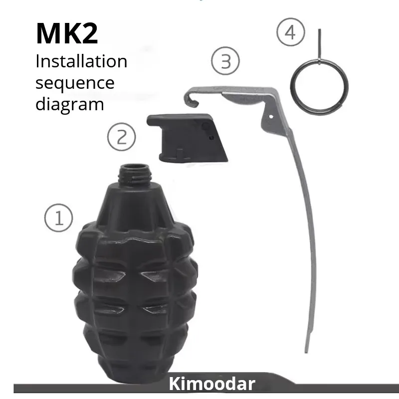 2PCS MK2 Non-functional Plastic Version Collection of Film Television Props Gift Decoration Model