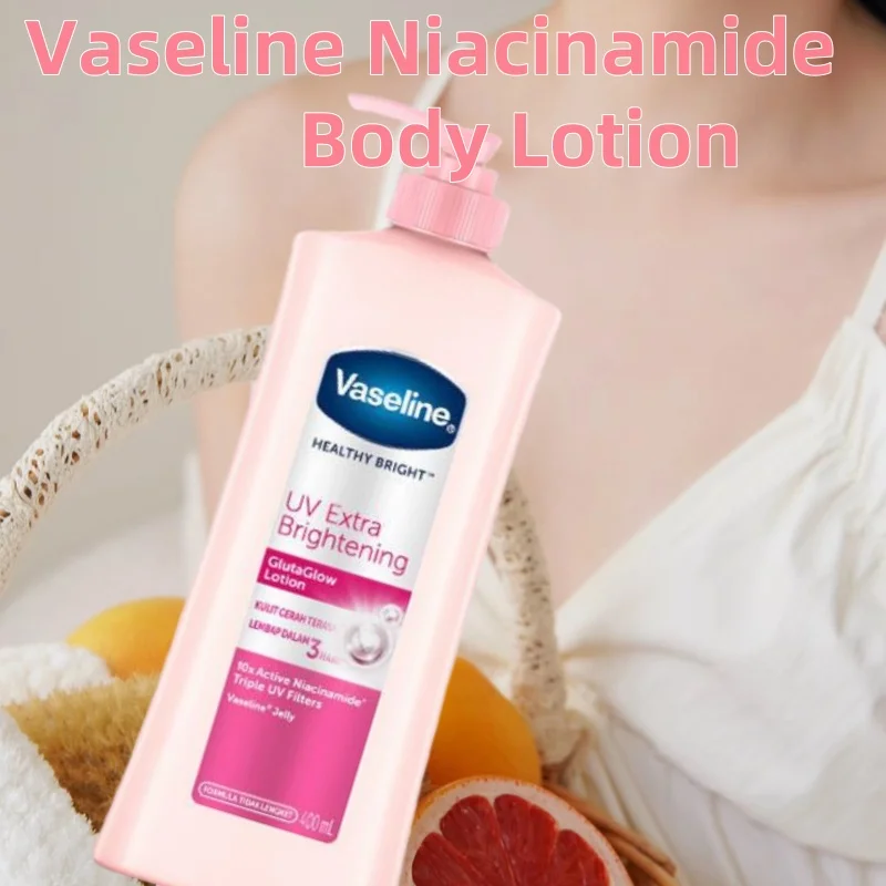 Vaseline Niacinamide Body Lotion Relieves Dry and Dehydrated Skin Exfoliates and Brightens Skin Tone Hydrating Body Lotion