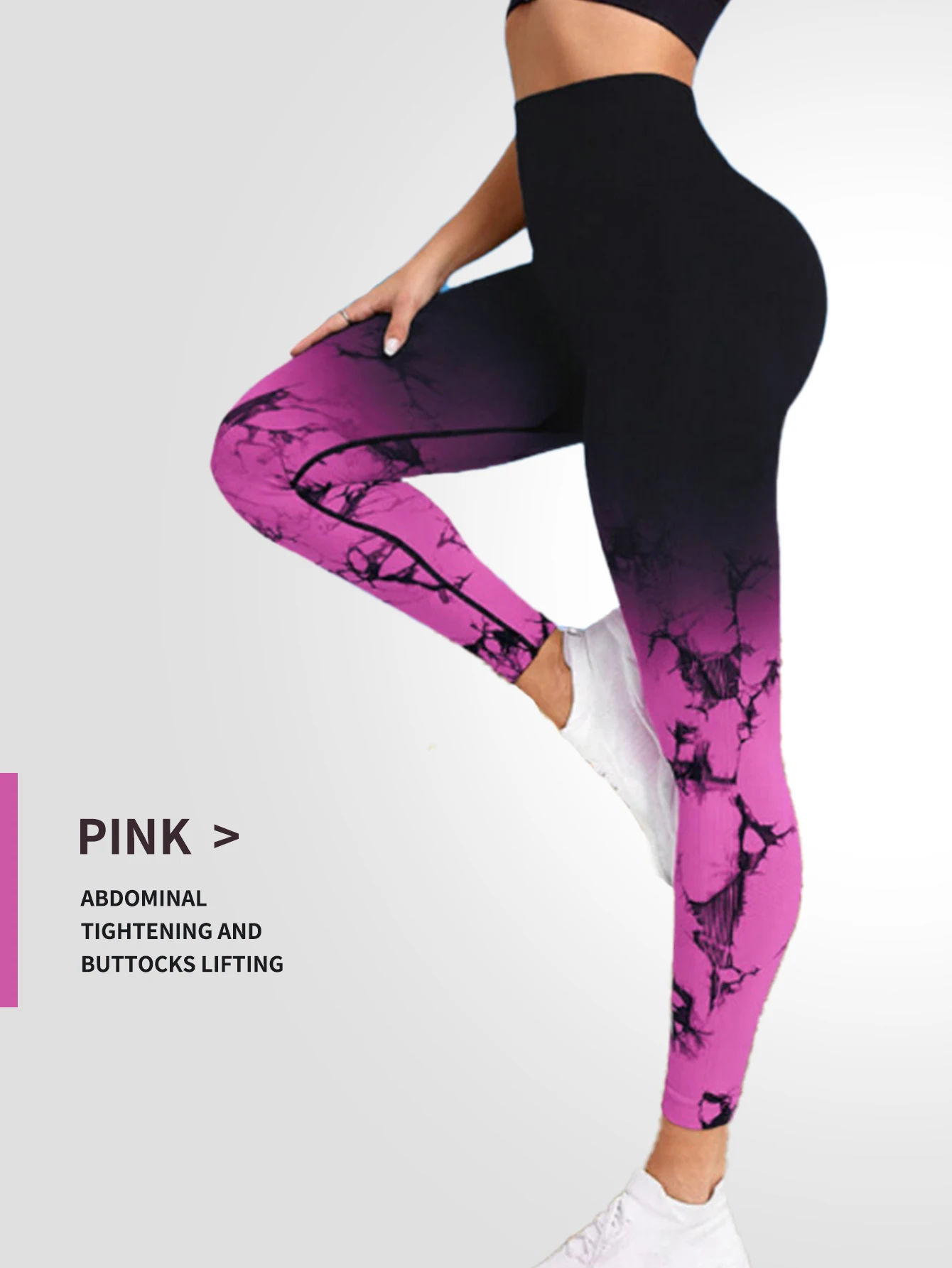 New Tie Dye Yoga Pants Sport Leggings Women Seamless High Waist Push Up Woman Tights Fitness Workout Leggins Gym Clothing