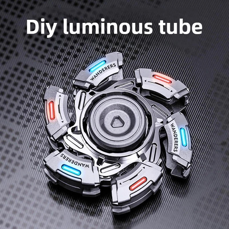 Wanderer EDC Metal Spinning Automaton Armor-Opening Fidget Spinner Giocattolo da tavolo di decompressione