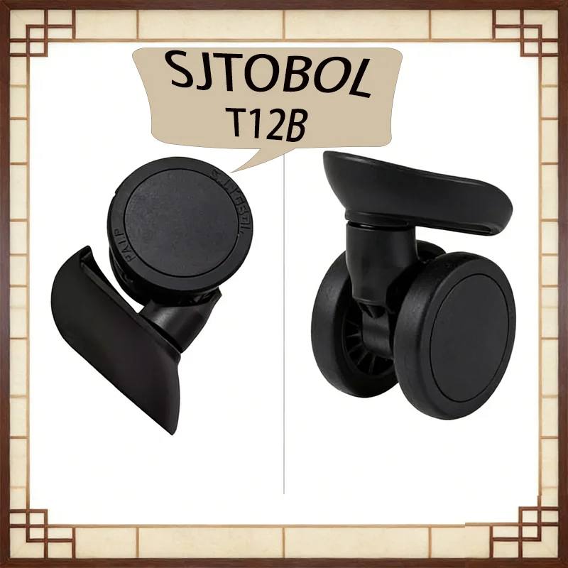

For SJTOBOL T12B Silent 360° Universal Luggage Wheel Set Lightweight High Load Capacity Extremely Durable and Smooth-Rolling