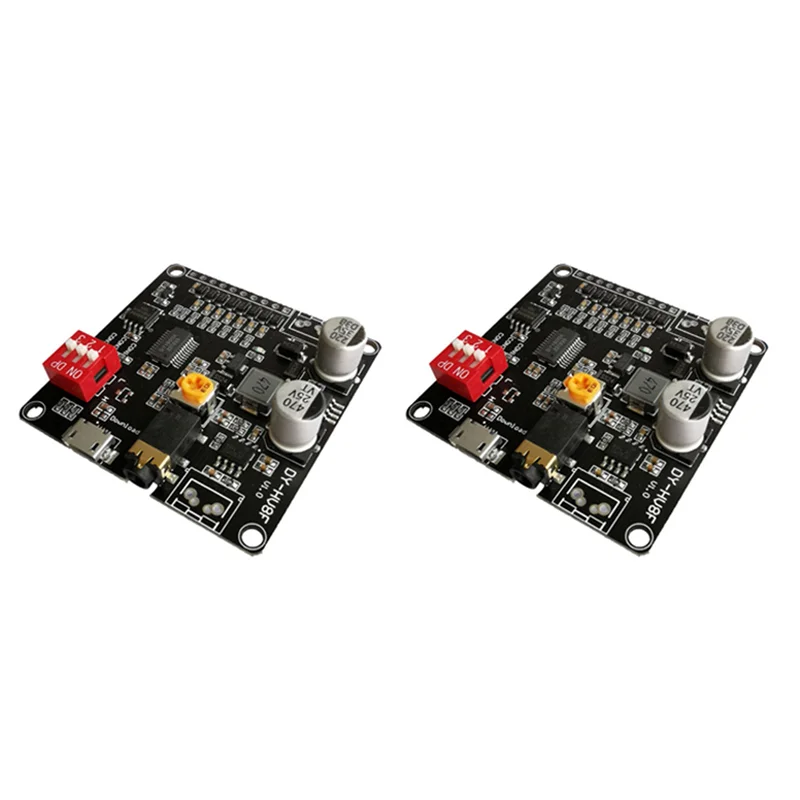 EDT-2X 12 В/24 В Модуль воспроизведения голоса Управление последовательным портом Воспроизведение 10 Вт/20 Вт Голосовой модуль HV8F