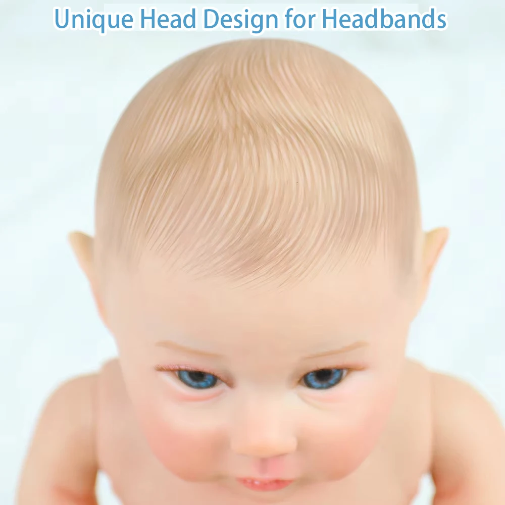 18インチ全身ビニール製リボーンドール、レイブン、洗える、3Dペイントスキン、血管が見える、新生児ベビードール、ベベリボーンおもちゃ、クリスマスプレゼント