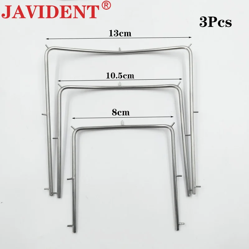Dental Rubber Barrier Bracket Perforated Face Arch Support Autoclave Sterilizer Stainless Steel Dental Instruments and Tools