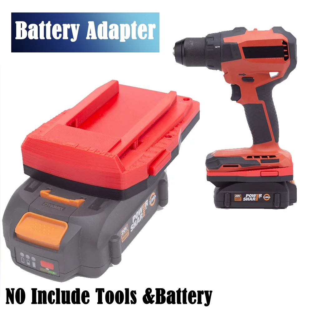 

Battery Converter Adapter For WORX 6PIN 20V Lithium Battery to for HILTI B22 Li-ion Power Tool Accessories(NO Batteries)