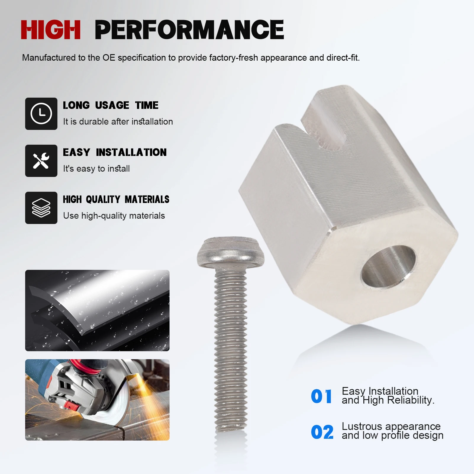 

Зажим поддона масла трансмиссии с бонусным винтом 5196073AA для Dodge Chrysler Jeep 2002-2020 52108334AA