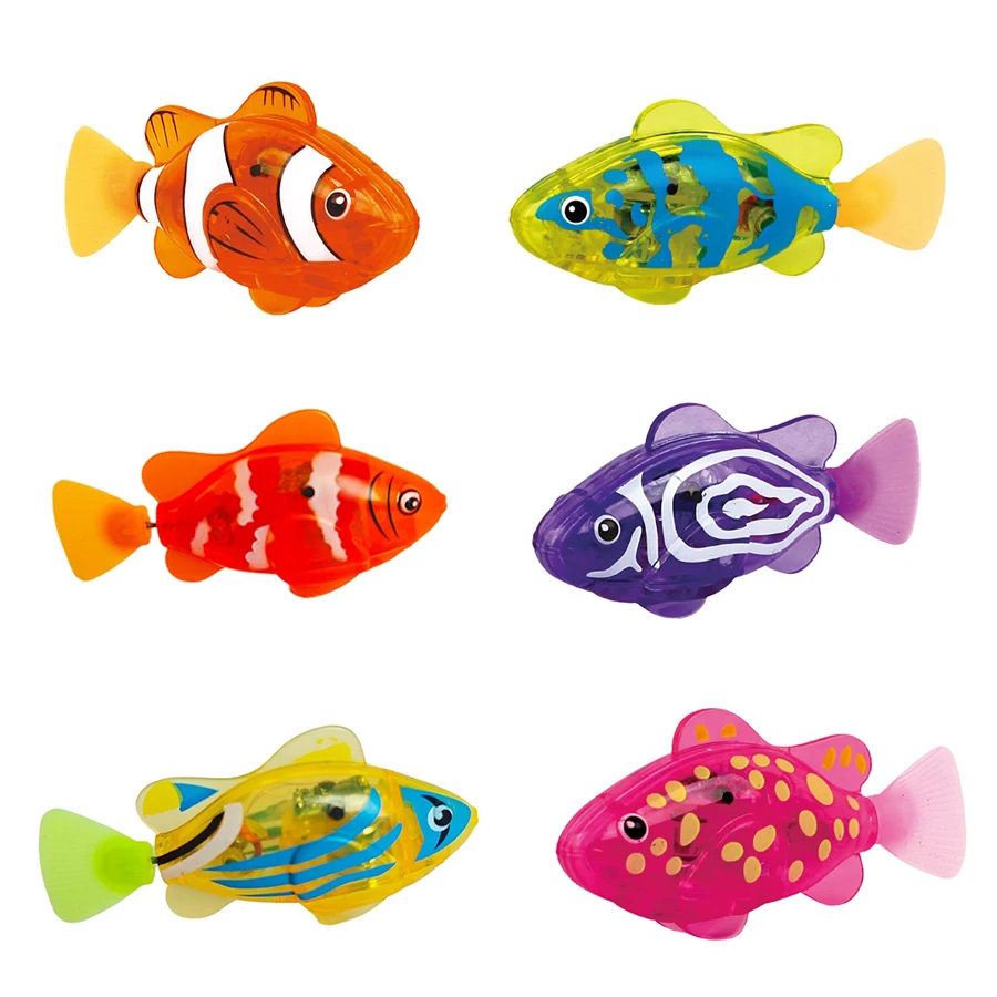 قطعة واحدة من لعبة الأسماك المقلدة للأليفة الإلكترونية الميكانيكية، السفر في الماء، فلاش متوهج، لا يتطلب تغذية، يمكن استخدام نصف ساعة مرة واحدة، بطارية قابلة للاستبدال، متينة، ألوان غنية، مناسبة لهدايا العطلات المختلفة
