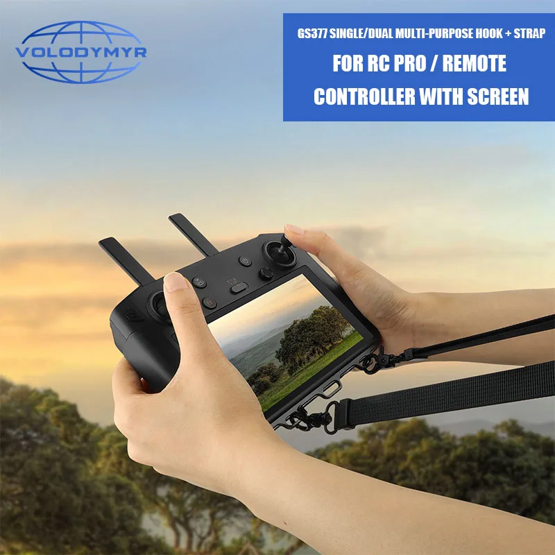 

VOLODYMYR for DJI RC PRO Remote Control with Screen Belt Sling Lanyard Strap for Mavic 2 Pro Zoom/mavic 3 3pro Air 2S