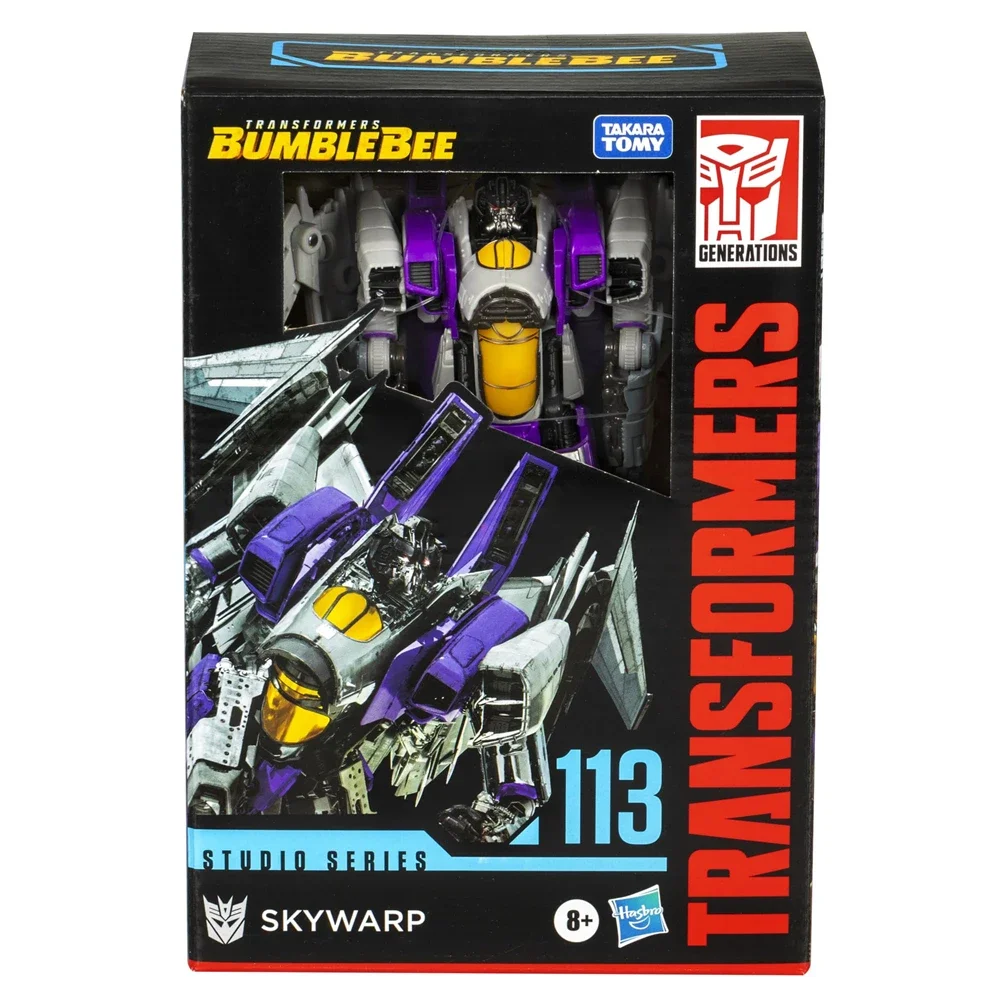 Hasbro Transformers Toys Studio Series Voyager Class BB Movie Skywarp 6.5-Inch Action Figure Gift SS113