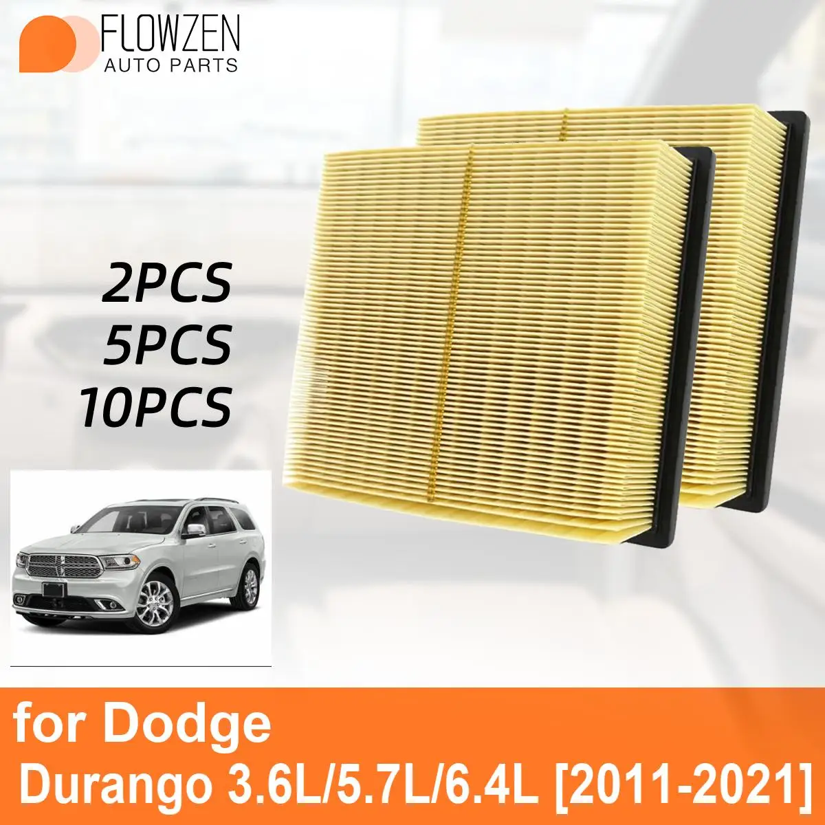 Car Cabin Air Filter for Dodge Durango 2011-2021 Auto Filters Carbon Fiber CA10755 17801-0P050 17801-0P051 17801-31130