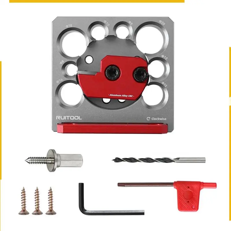

A76K Adjustable Pin Making Fixture Woodworking Electric Drill Milling Pin Round Rod Auxiliary Tool 8Mm-20Mm Wrench Durable
