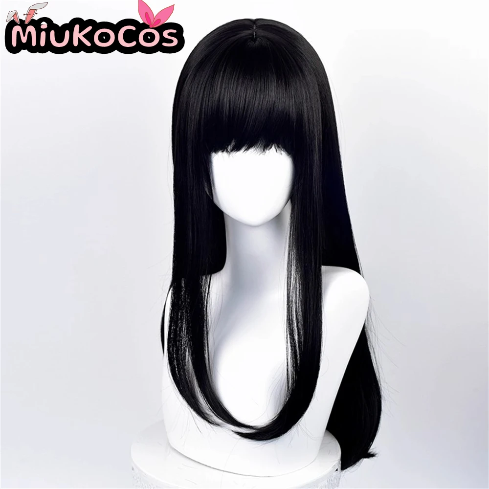 متوفر في المخزون Asa Mitaka شعر مستعار تأثيري MiukoCosplay أنيمي بالمنشار رجل تأثيري