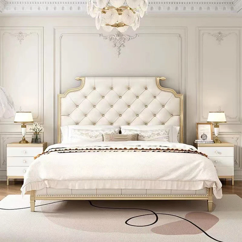 Designs Privacy Bed Frames Waterproof No Noise Luxury Platform Day Bed Frames King Size Super Cama Queen Bedroom Furniture