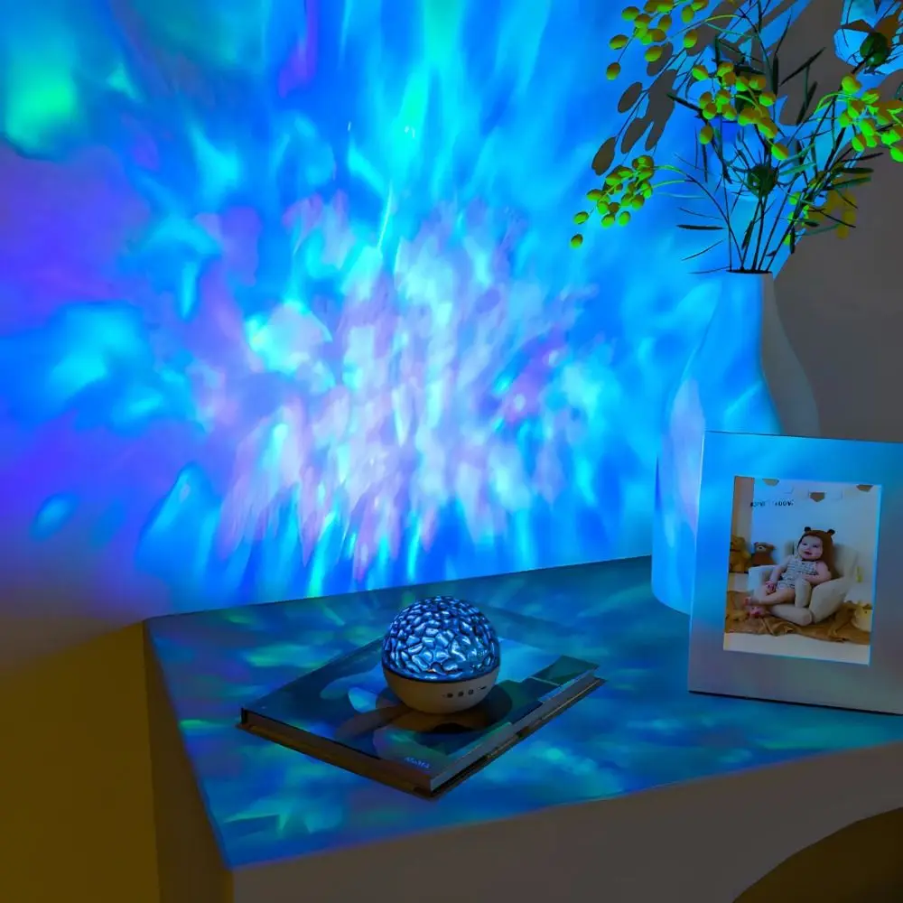 Draagbare muziekdoos Watergolfprojectielamp Model Sfeer Sfeerlamp Geschenken Nachtverlichting voor kinderen Plafond