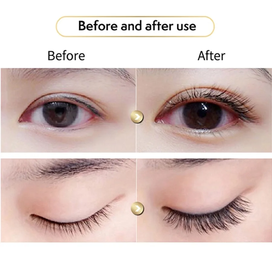 Private Label Black Tube Wimpernwachstumsserum, natürliche Lockenvergrößerung, Verlängerung, vollere, dickere Verlängerungsbehandlung, Make-up