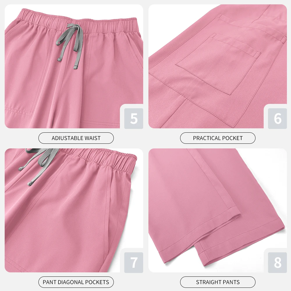 Uniformes hospitalares para animais de estimação, elástico, clínica dentária, médico, farmácia, enfermagem, roupa de trabalho, sala de operação, conjunto cirúrgico, conjuntos de esfoliante médico