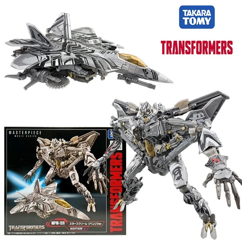 Takara Tomy Transformers Masterpiece MPM-10R Starscream Rotf Ver. 18Cm Anime Original Action Figure Model Toy Gift Collection