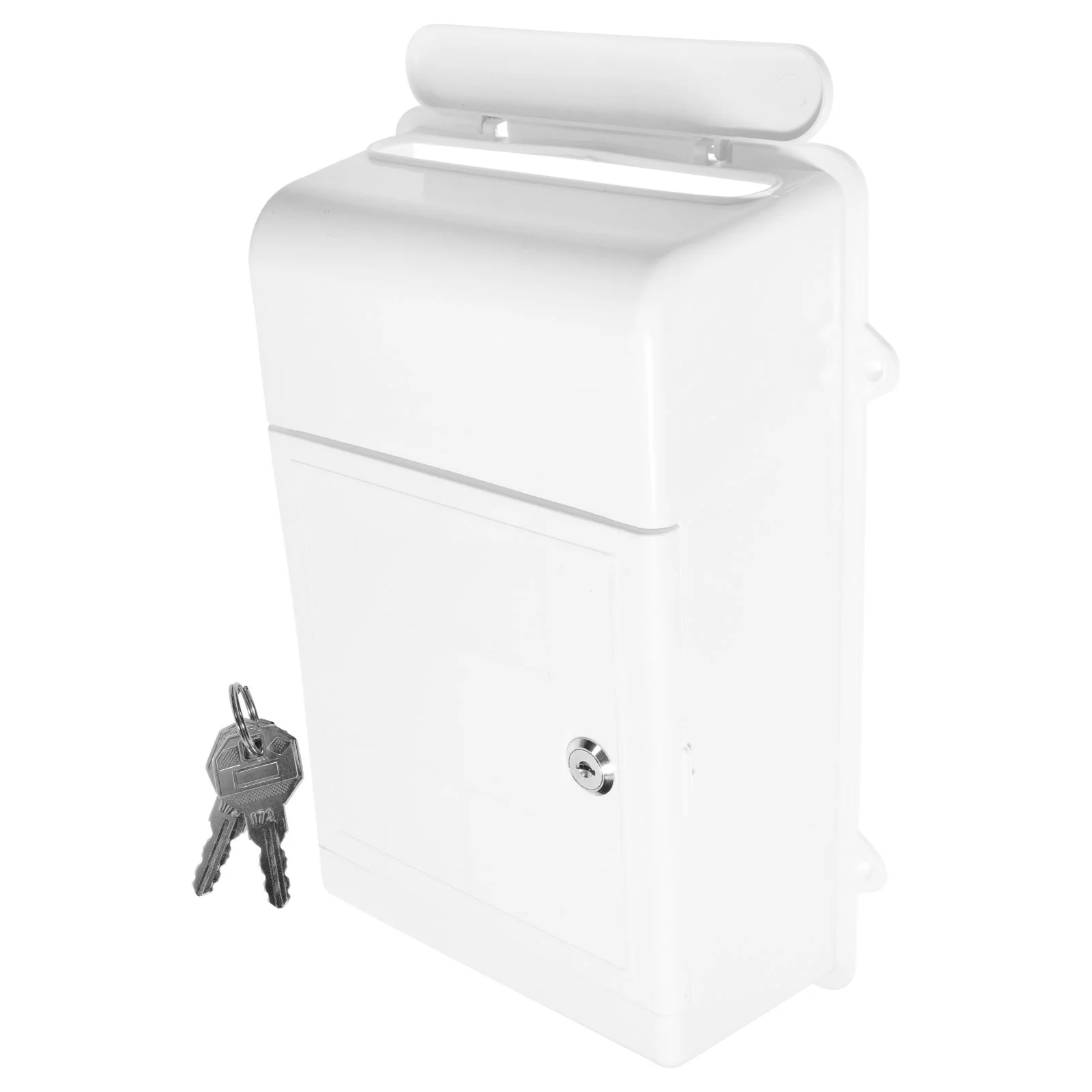 

Rainproof Wall Hanging Mail Box Office Tip Jar Metal Donation Boxes Mailbox Mount outside