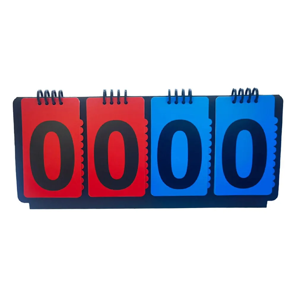 Scoreboard Manual Score Flip Cards Score Counter for Baseball Tennis Ball Basketball Football