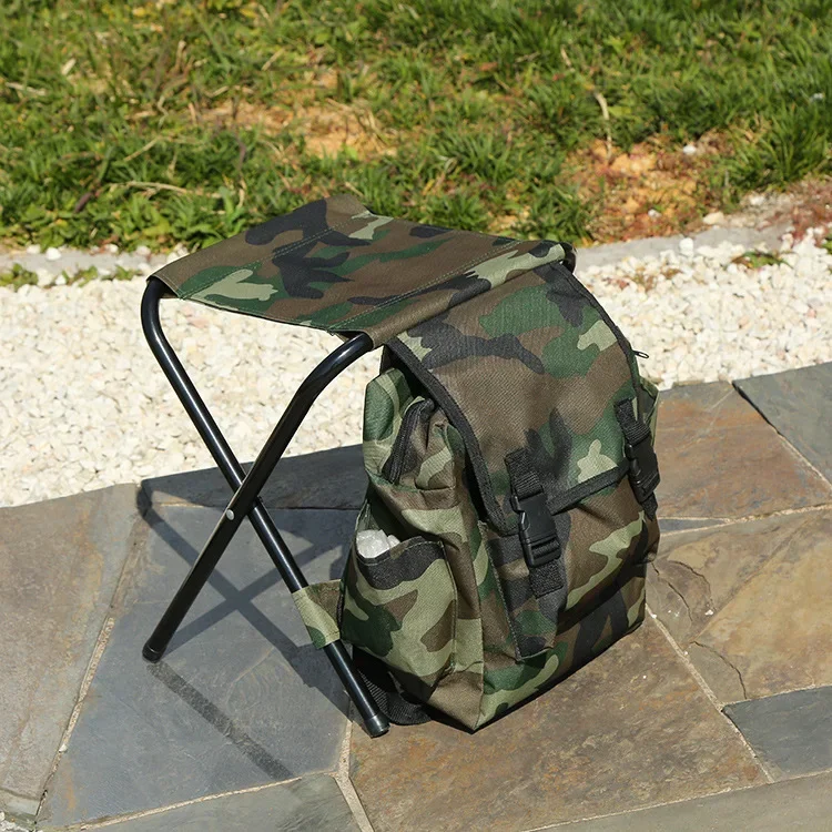 

Multifunctional Outdoor Folding Chair for Travel Beach Fishing Camping-Essential for Riding Bag