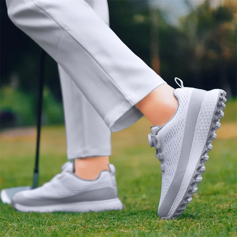 Scarpe da Golf in rete da allenamento professionale per uomo, Sneakers da Golf antiscivolo, novità