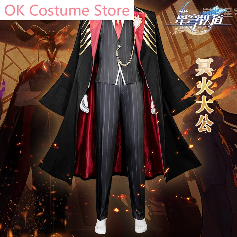 Honkai: Star Rail Grand Duke Of Hellfire Ifrit Men Cosplay Costume Cos Game Anime Party Uniform Hallowen Play Role Clothes