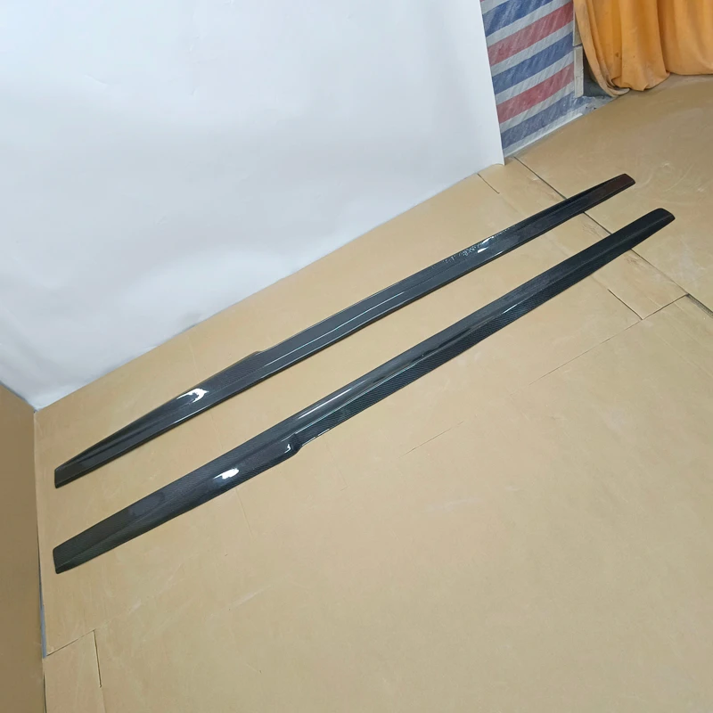 High Quality Perfect Fit Carbon Fiber Side Skirt Lip Auto Exterior Tuning Accessories