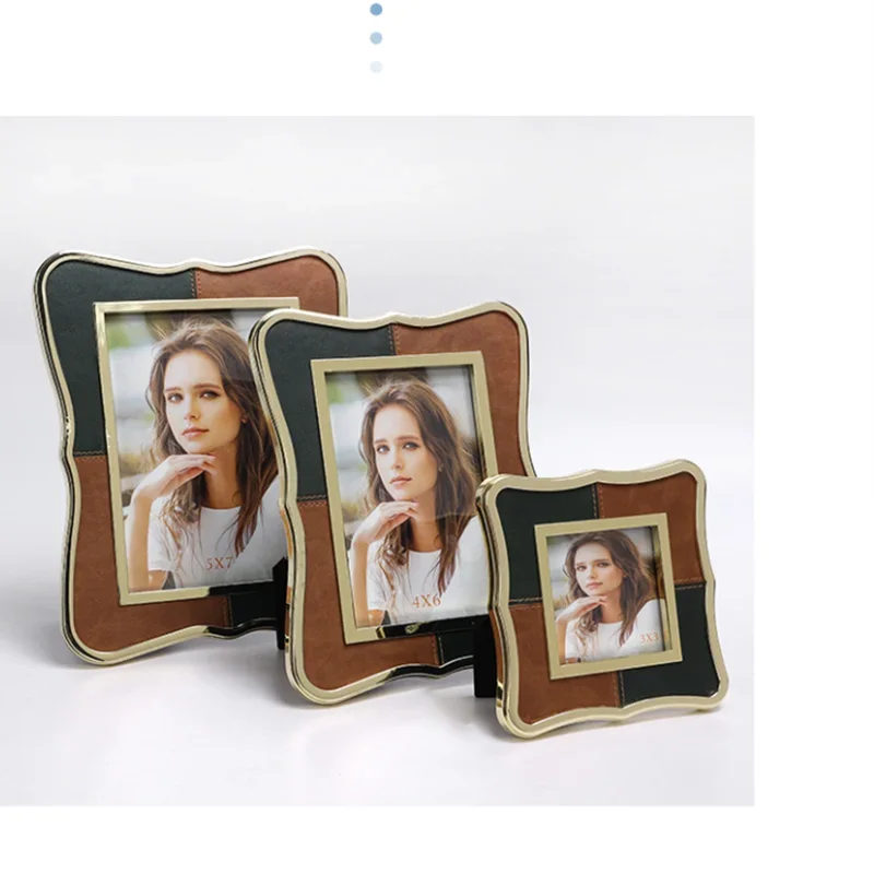 new3/6/7inches Metal Picture Frames Digital photo frame aesthetic decoration accessories for home decor