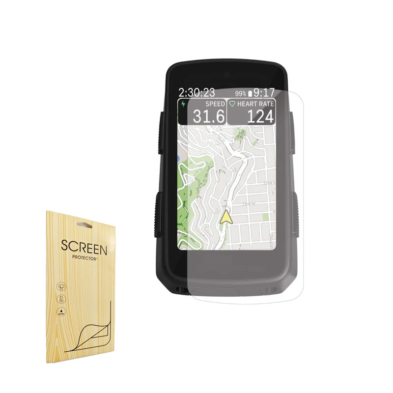 Screen Protector HD Clear Shield Film for Hammerhead Karoo 3 Karoo3 Bike Computer 3.2" inch Accessories (1-Pack, 2pcs Films)