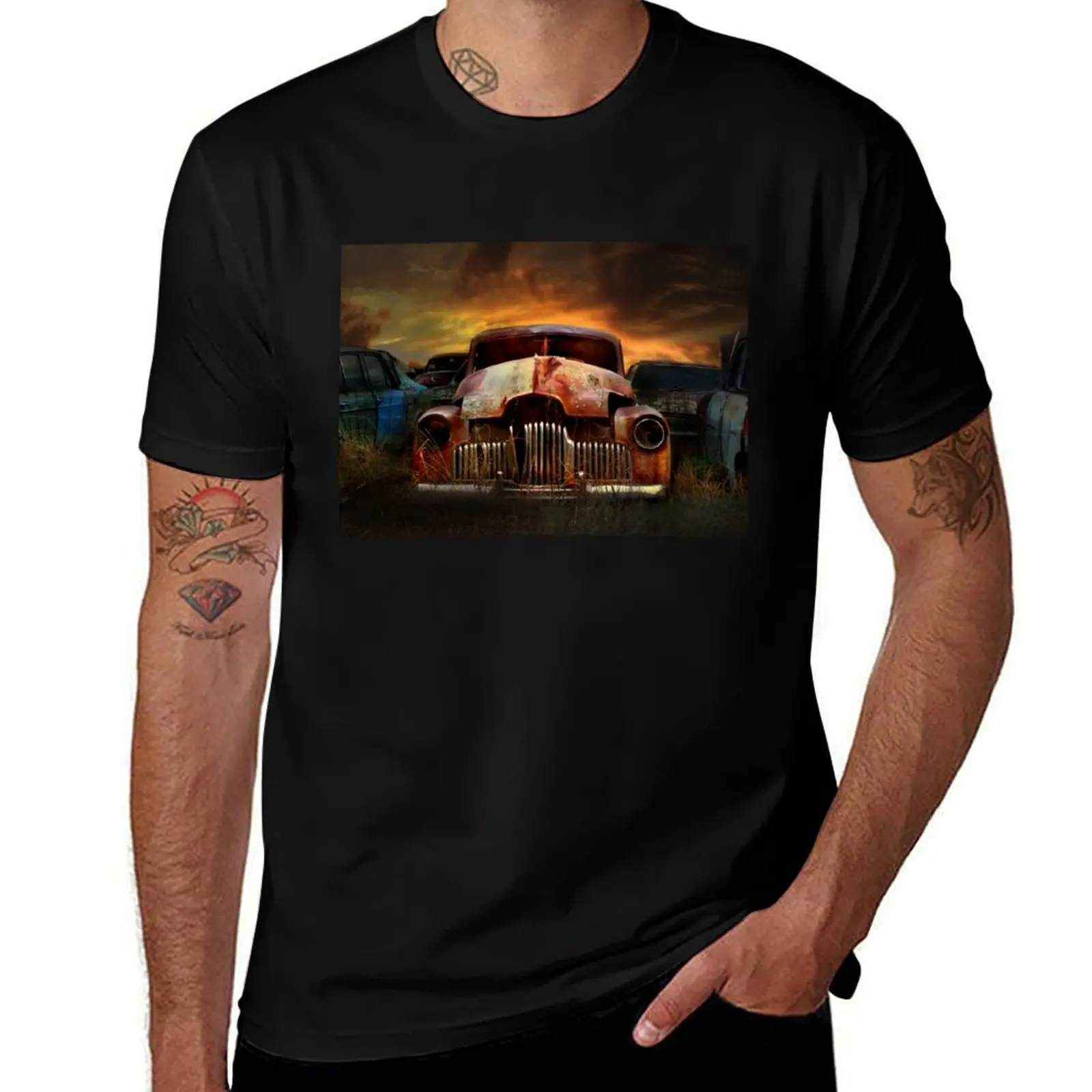 

Wreckers yard, Peak Hill T-Shirt t shirt man luxury man t shirt heavy cotton T-Shirt
