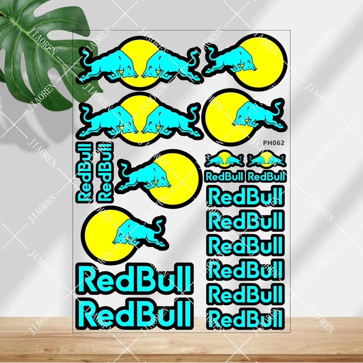 

Reflective Red Bull Sticker Logo Motorcycle Tank Helmet Car Bike Decal Kit For YAMAHA HONDA Suzuki Kawasaki KTM #4