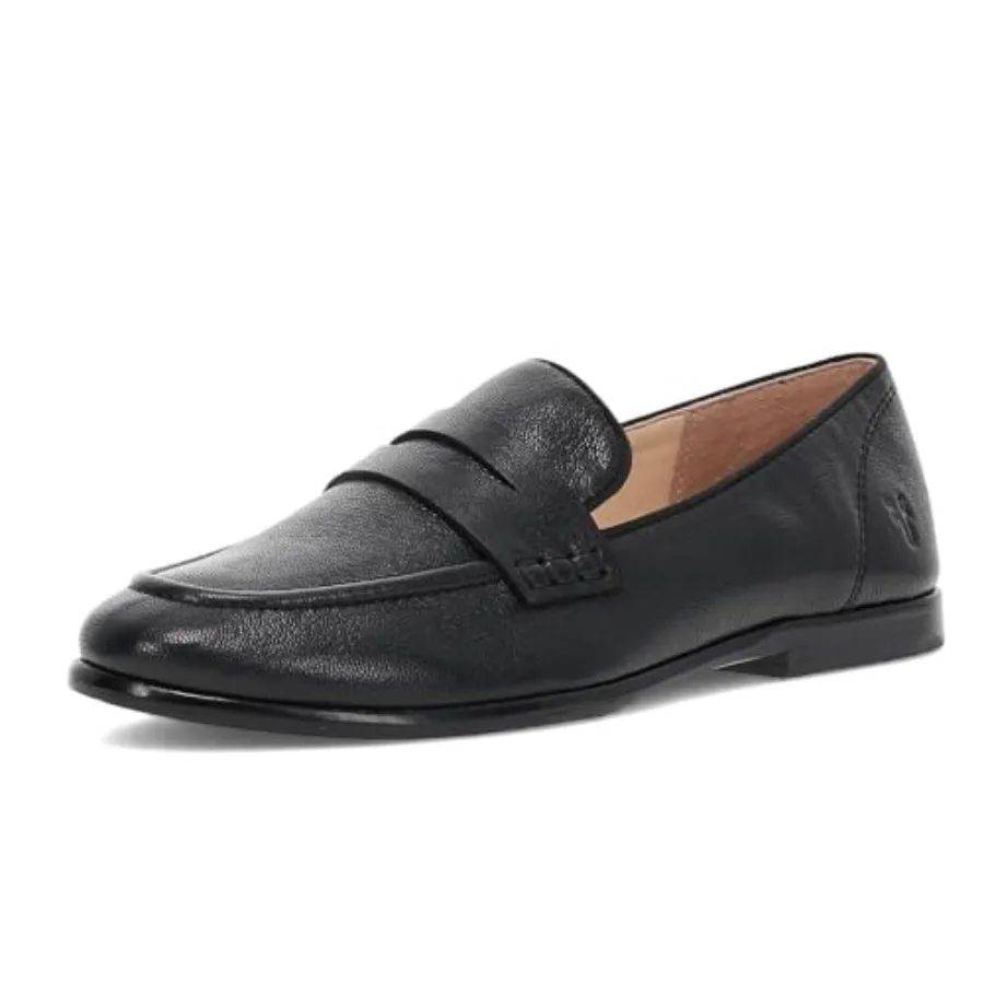 

Faith Slip-On Leather Loafers - Comfortable Womens Loafers - Durable Work Shoes - Versatile Business Casual Shoes - Leather Lin