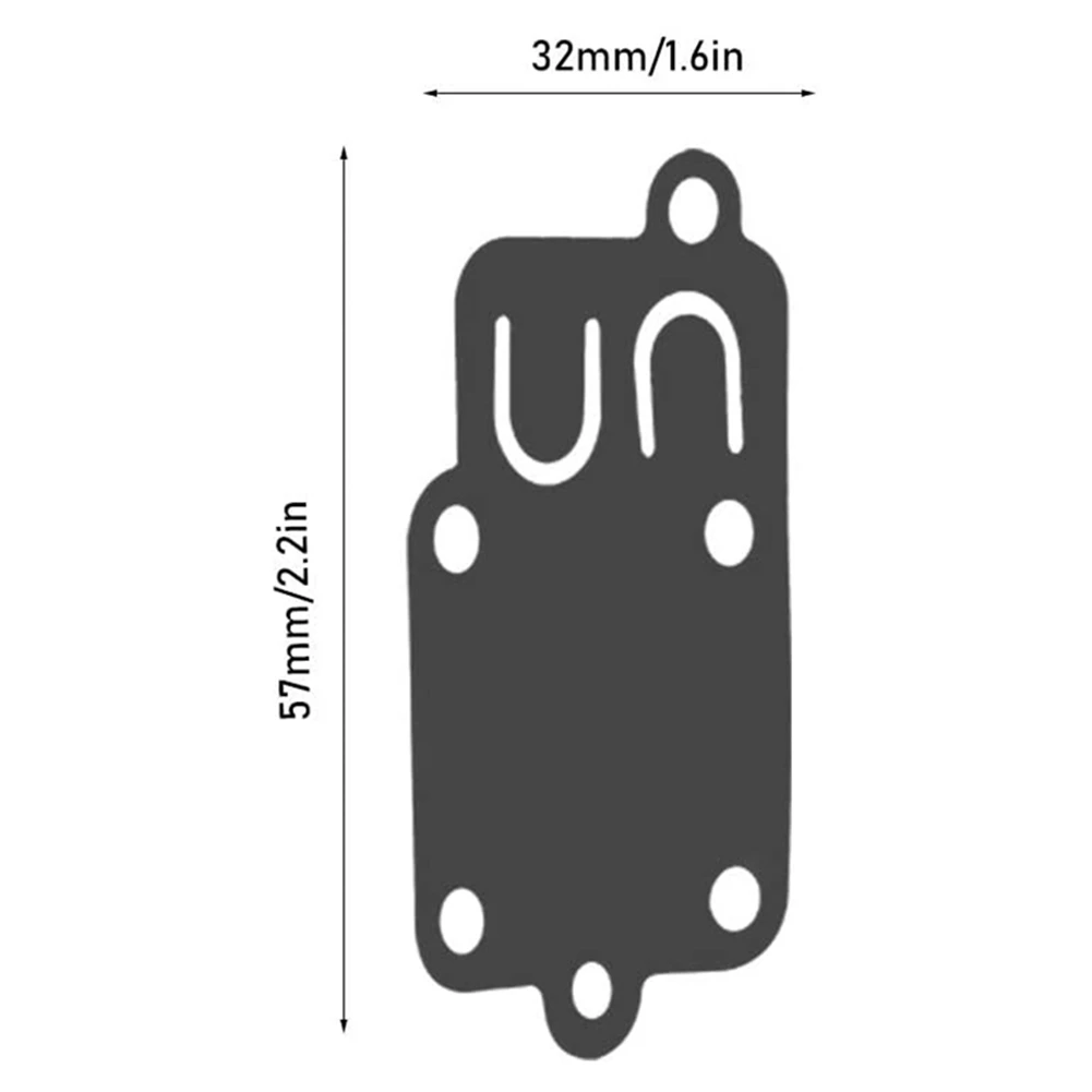 

AS63 10Pcs Carburetor Carb Diaphragm Gasket for Briggs & Stratton 270026 272538 272538S, perfect Replacement
