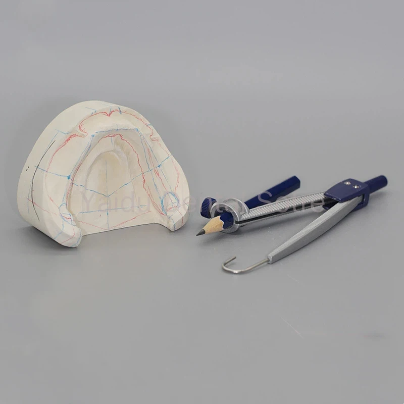 

Анализ модели протезов, абсорбирующая смола, выравнивание зубов, алвелярный хребет, руководство для контура полости рта, стоматологические инструменты