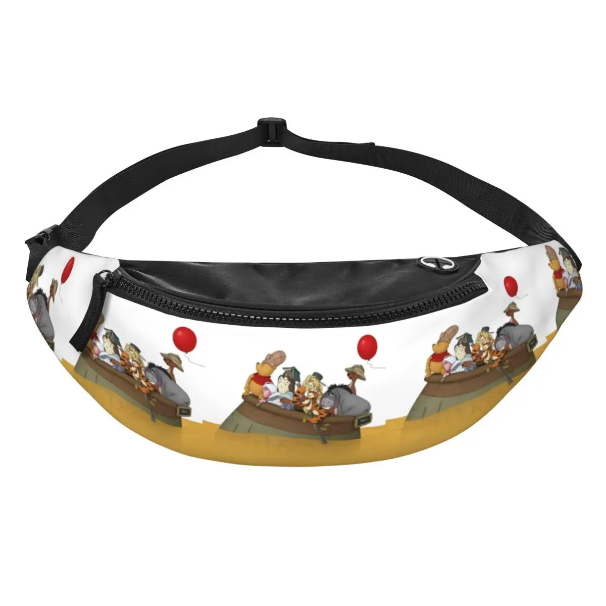 

Поясная сумка-кроссбоди Custom W-Winnie Anime The Pooh для женщин и мужчин, для велоспорта, кемпинга, для телефона и денег