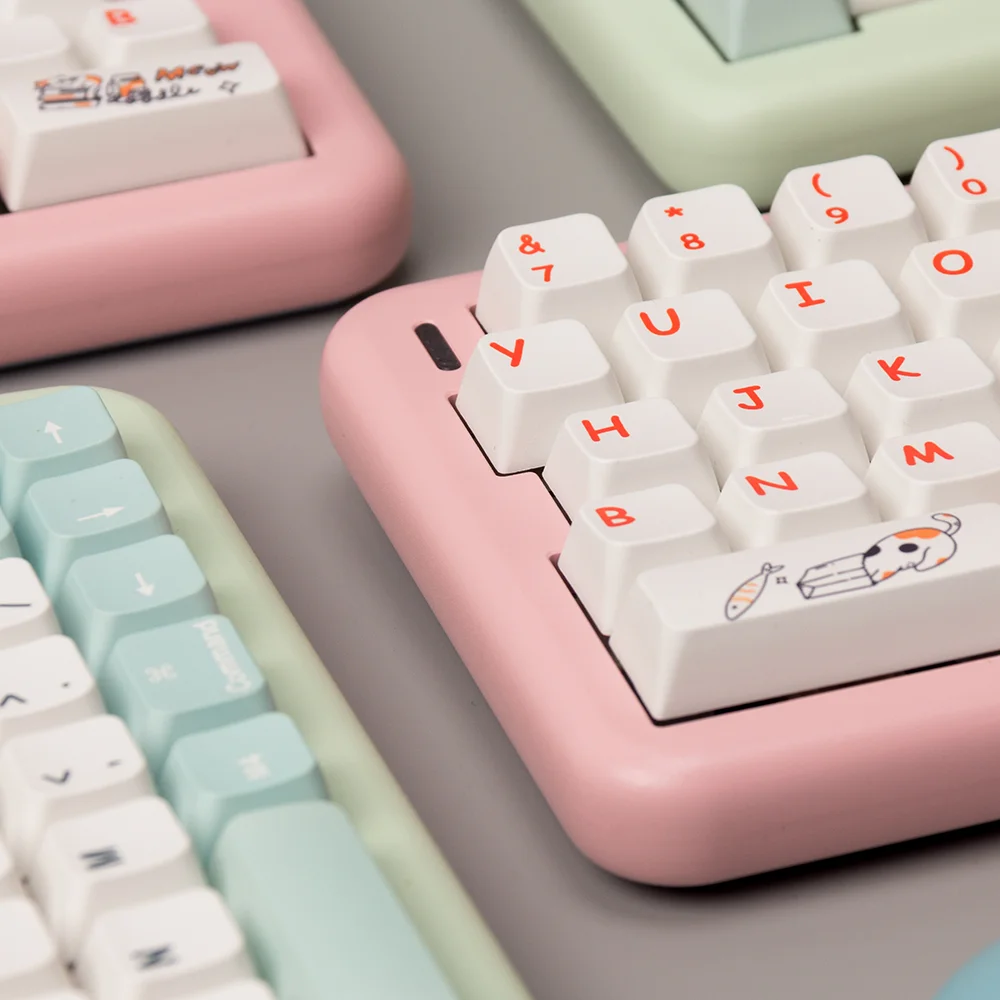 Mechanical keyboard kit, Split 65 Split type, heat replaceable connectors, custom ergonomic keyboard, VIA support