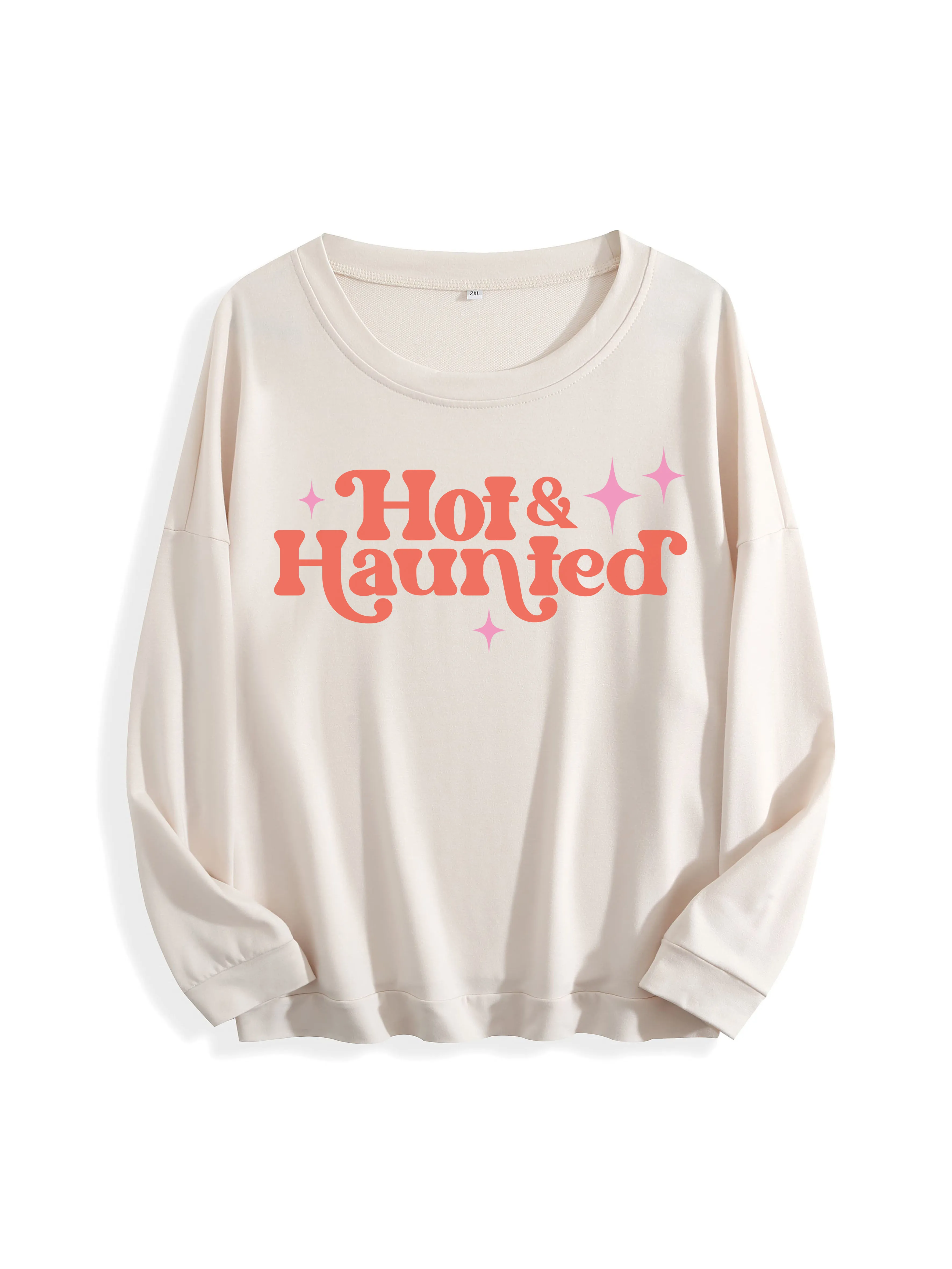 سترة نسائية مضحكة للهالوين متعددة الألوان برقبة دائرية فضفاضة من القطن الخالص لمتعة رياضات الهالوين في الخريف والشتاء