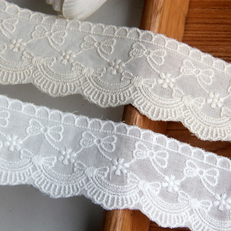Katoen geborduurde witte bloem kant stof, breed naaien, DIY trim, bruiloft stoffen, lint, kraag doek, guipure decor, Dubai