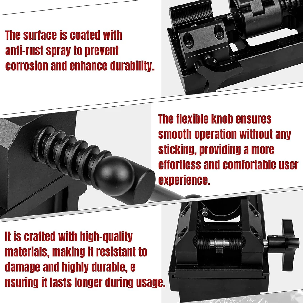 Fuel Line Fittings Installation Tool Fuel Hose Connector Tool Kit with 5 Fittings Brackets for 4AN 6AN 8AN 10AN 12AN Connectors