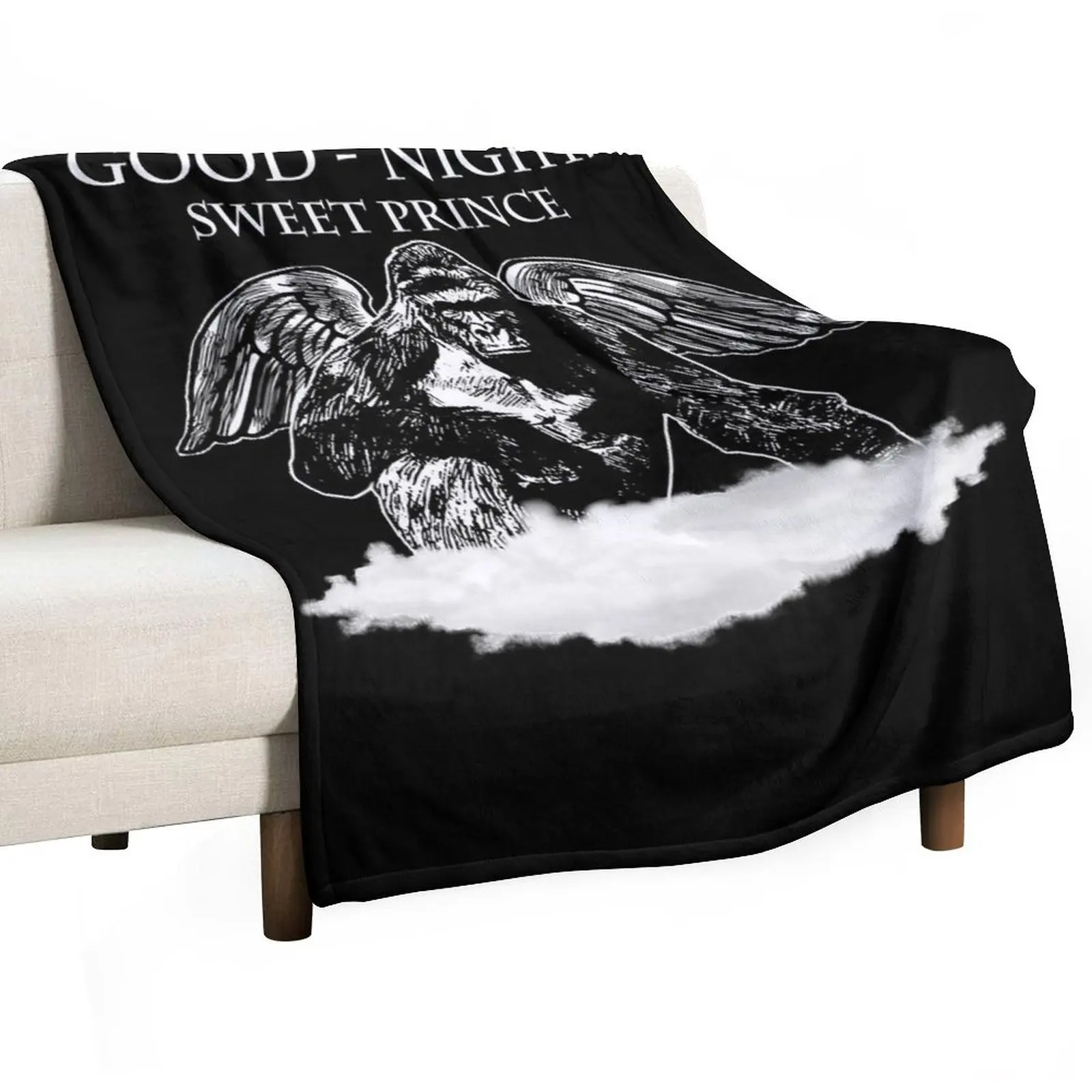 Good Night, Sweet Prince Harambe Throw Blanket Bed Vintage Sofas Fashion Sofas Tourist Winter beds Blankets