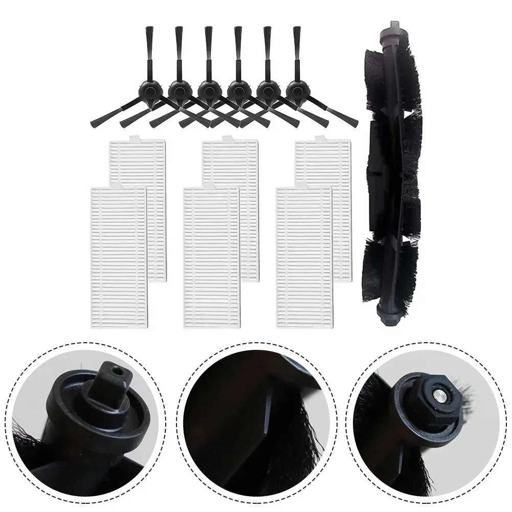 Roller Side Brush Filter Kit For RV10 RV30 Vacuum Cleaner Spare Parts Household Cleaning Replacement Accessories