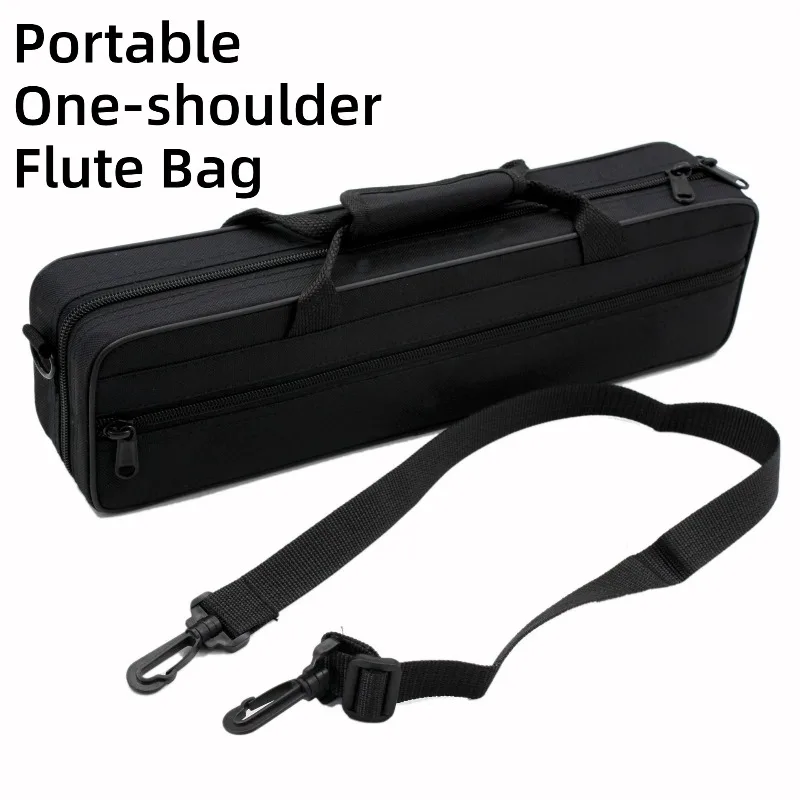 Сумка для флейты из ткани Оксфорд с 16 отверстиями, водонепроницаемая, противоударная, портативная, на одно плечо, сумка для флейты, аксессуары для музыкальных инструментов