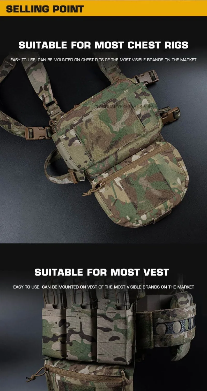 Taktische Bauchtasche FCPC V5 mit Klettverschluss für Plattenträger und Brustgurte – Detail 4