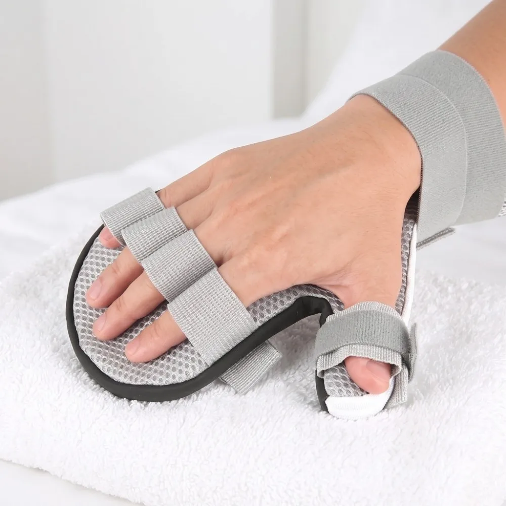 Orthotic Detachable Wrist Support Splint Breathable Lightweight Hand Brace Bendable Adjustable Finger Spreader Rehabilitation